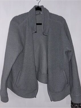 Sonoma Gray Textured Plush Robe